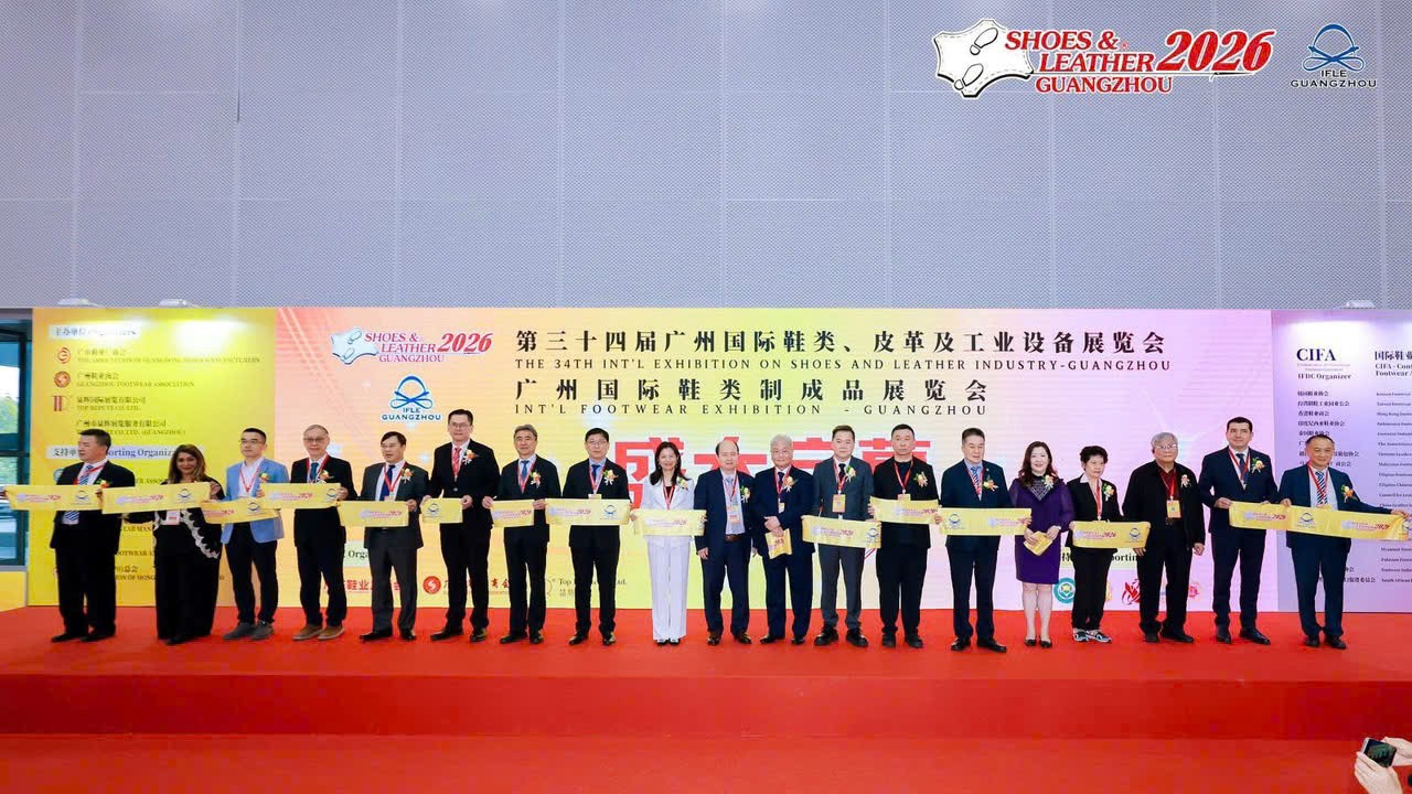 KHÔNG KHÍ SÔI ĐỘNG TẠI TRIỂN LÃM SHOES & LEATHER GUANGZHOU 2026