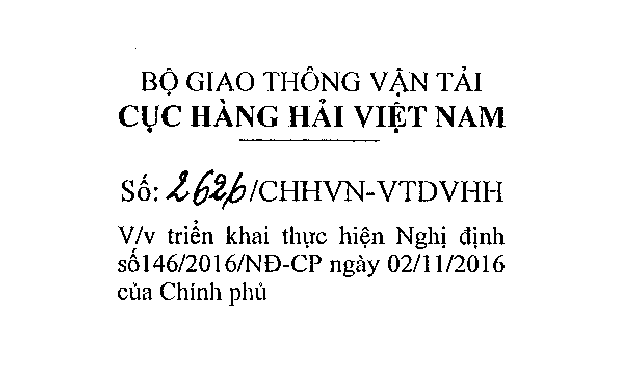 Triển khai thực hiện Nghị định SỐ146/2016/NĐ-CP ngày 02/11/2016 cùa Chính phủ